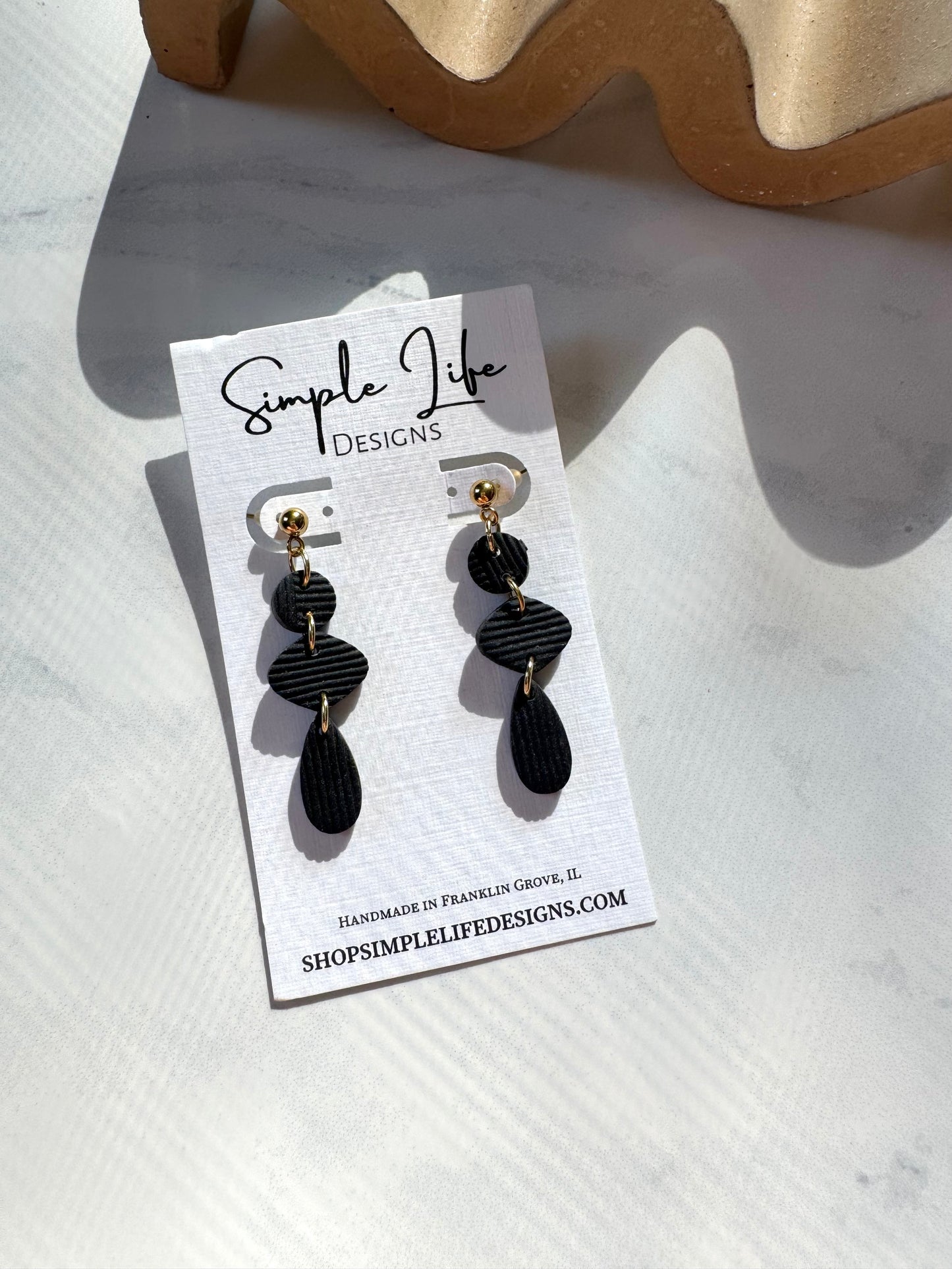 Petite Clay Dangles