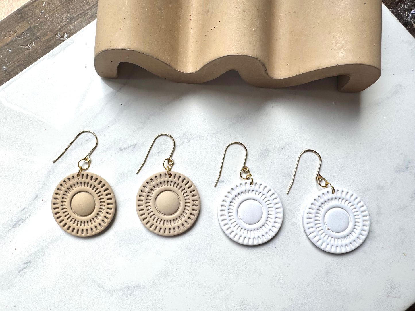 Boho Circle Dangles