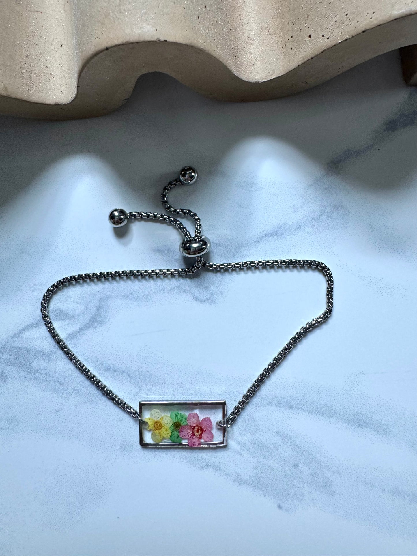 Multi Color Rectangle Bracelet