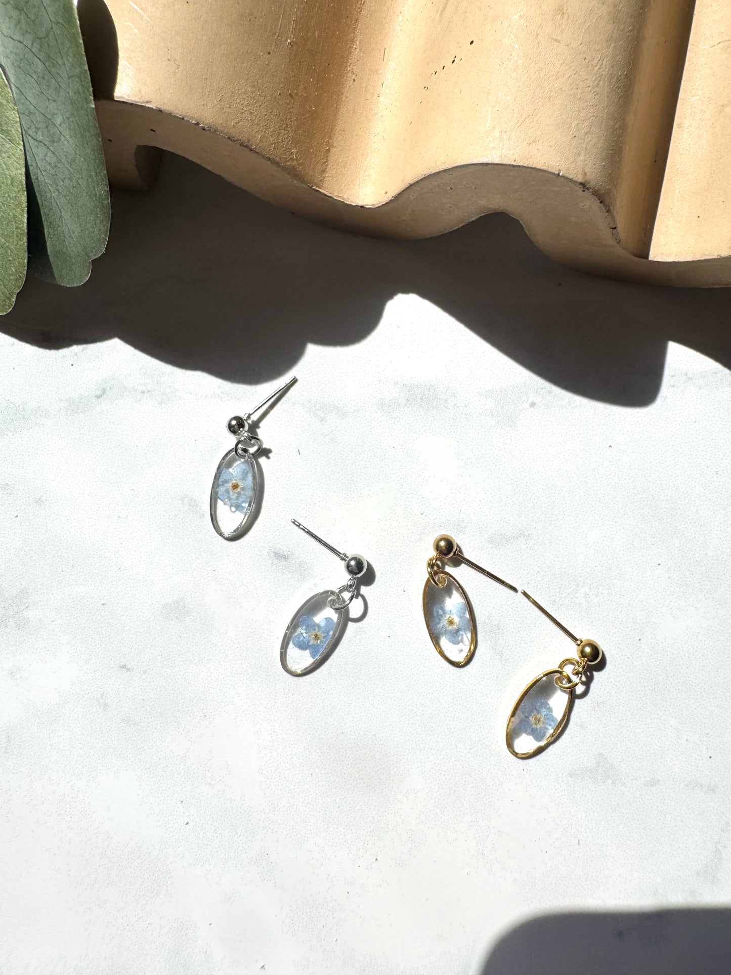 Petite Forget Me Not Flower Dangles