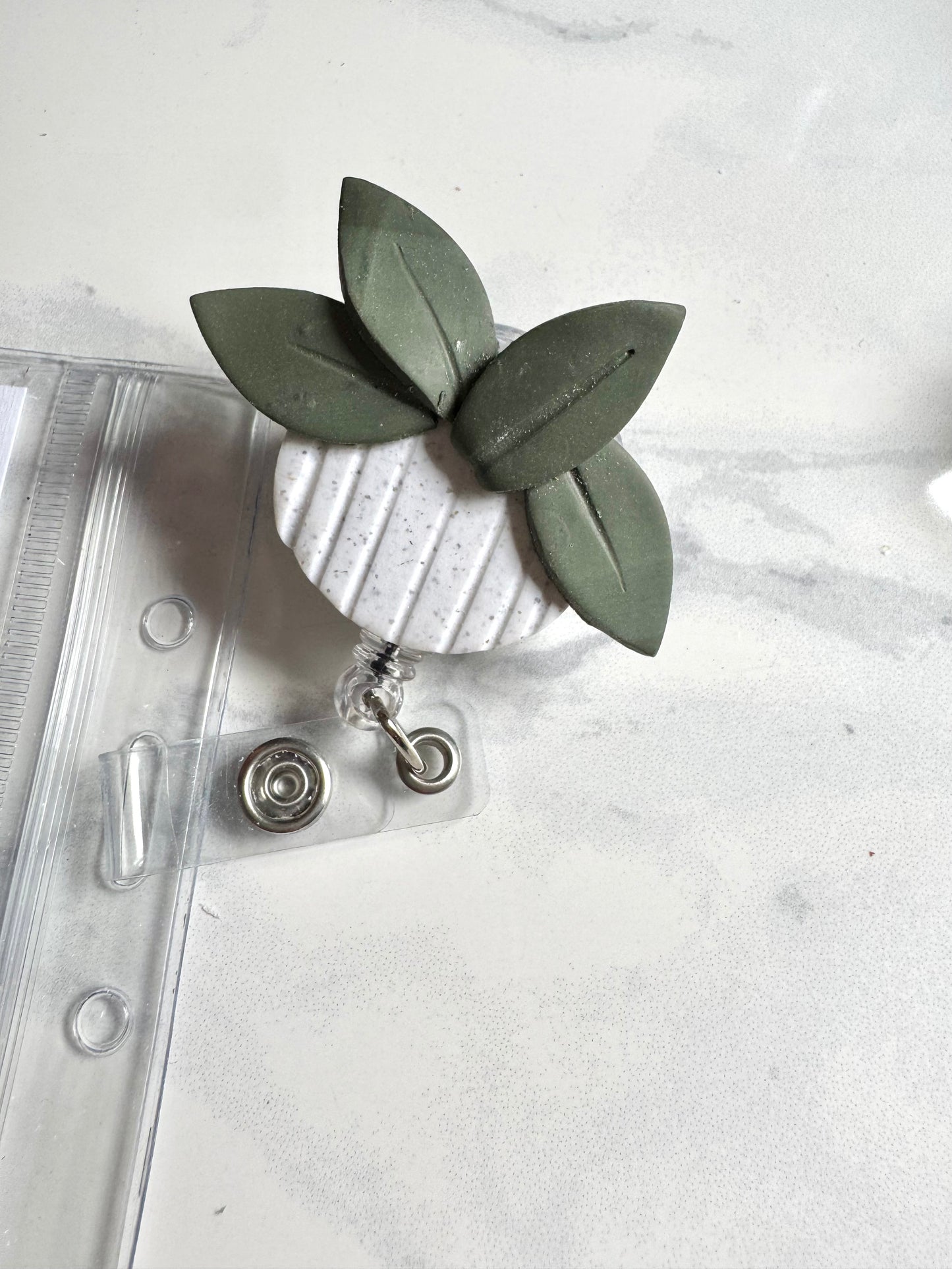 Potted Plant Badge Reel