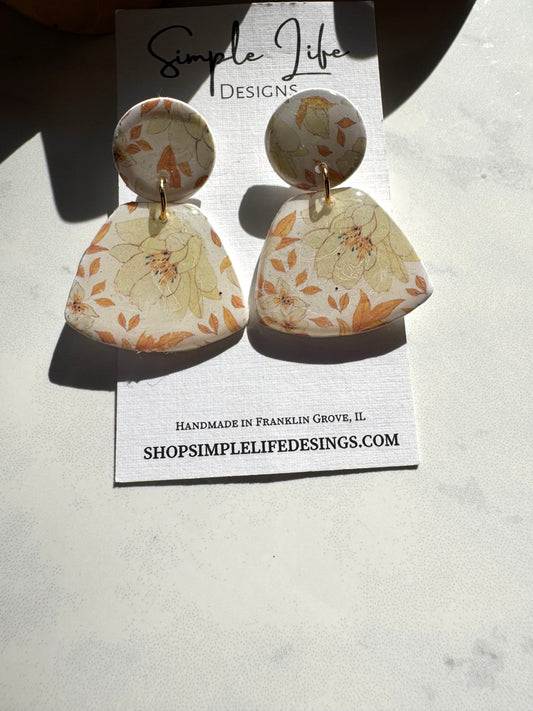 Autumn Print Dangles