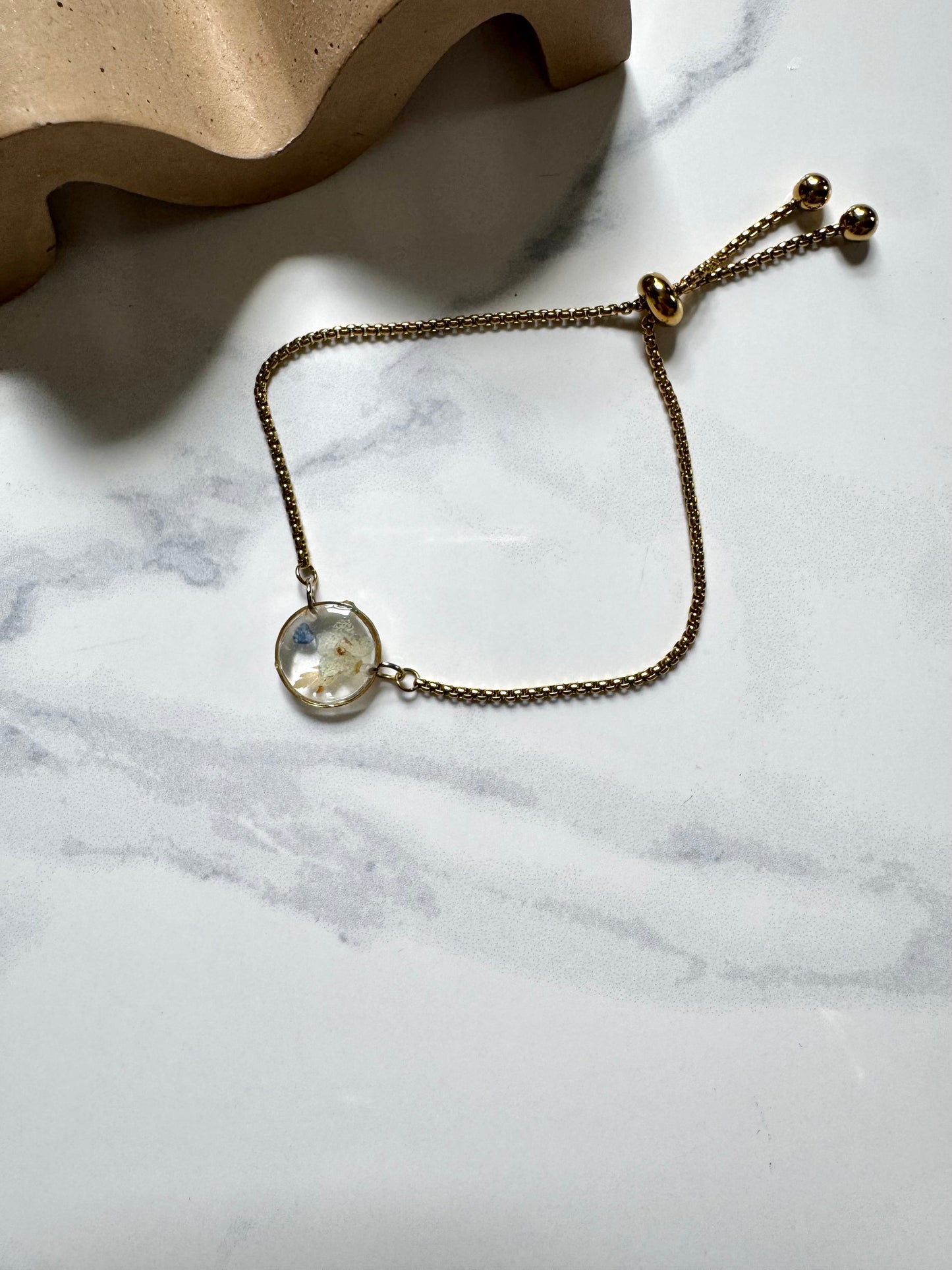 Blue Flower Bracelet
