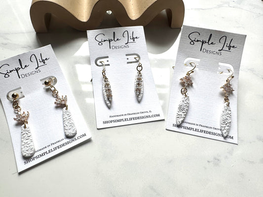 Simple Elegance - Dainty Drop Earrings