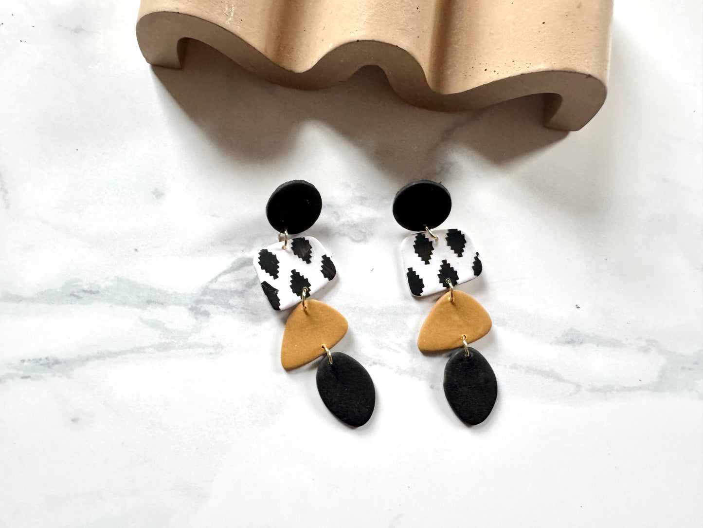 “Cypress Girl” Collection Organic Dangles