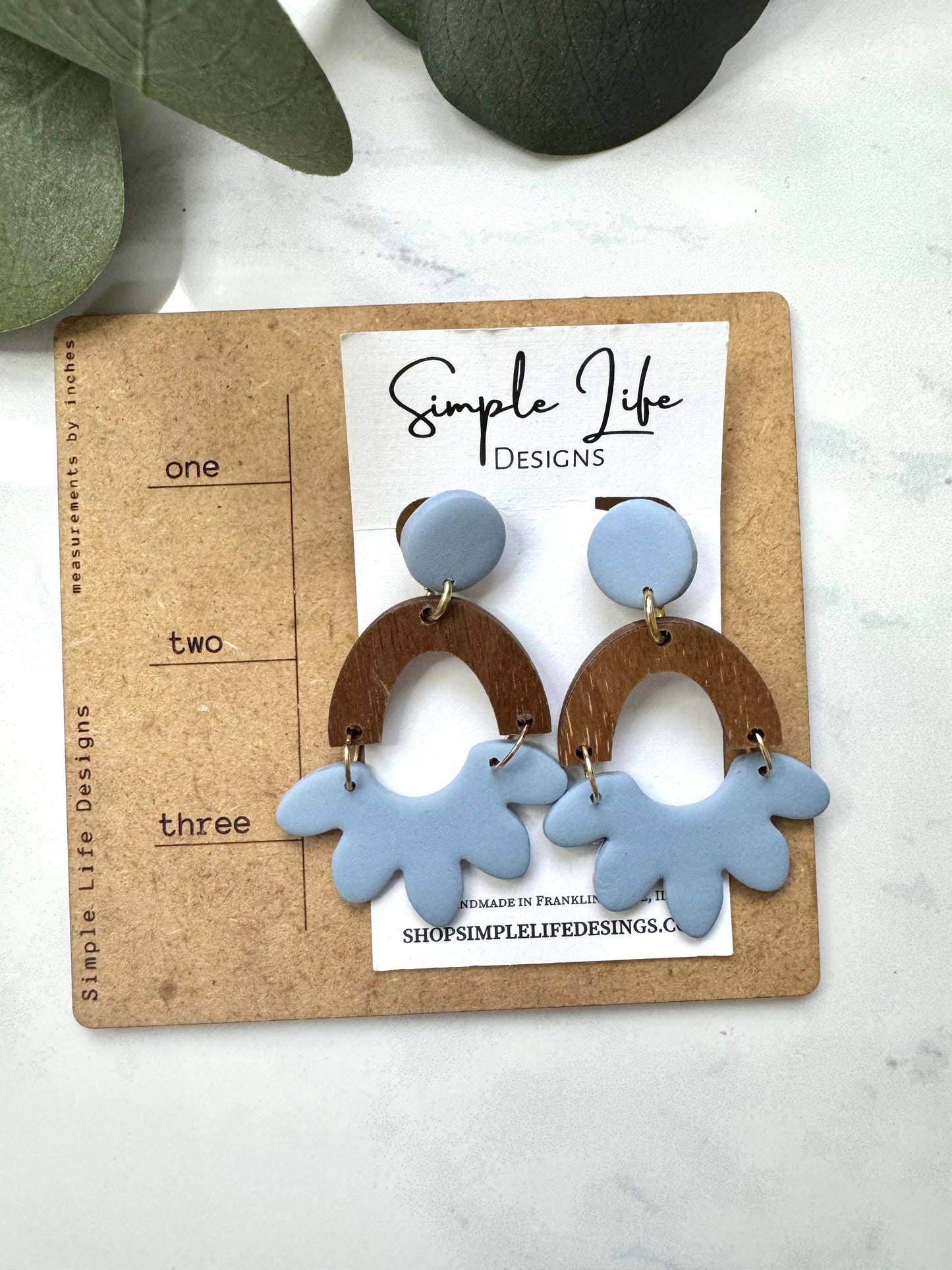 Wood and Clay Dangles