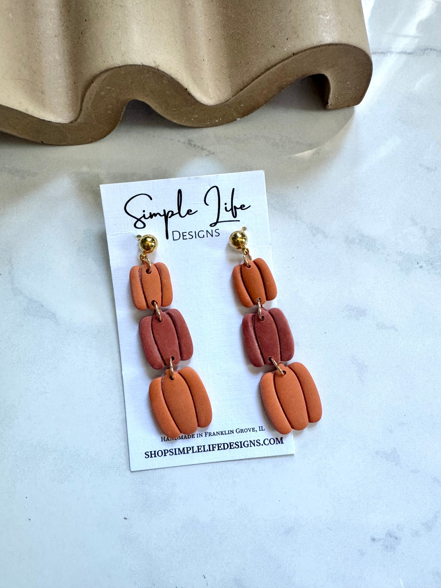 Pumpkin Dangles