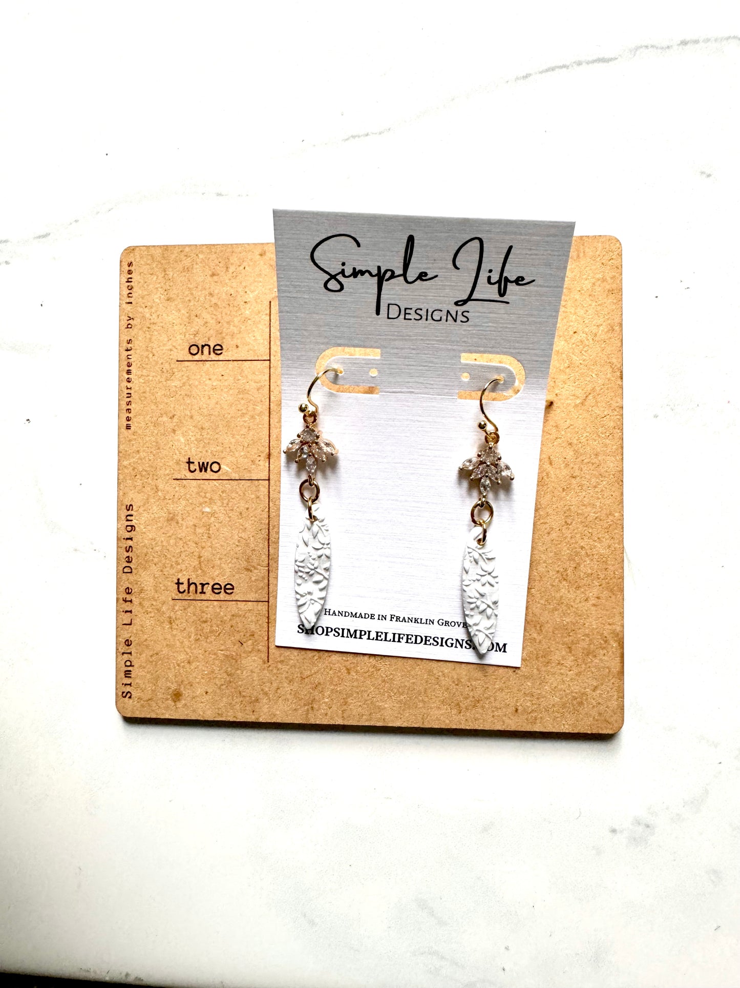Simple Elegance - Dainty Drop Earrings