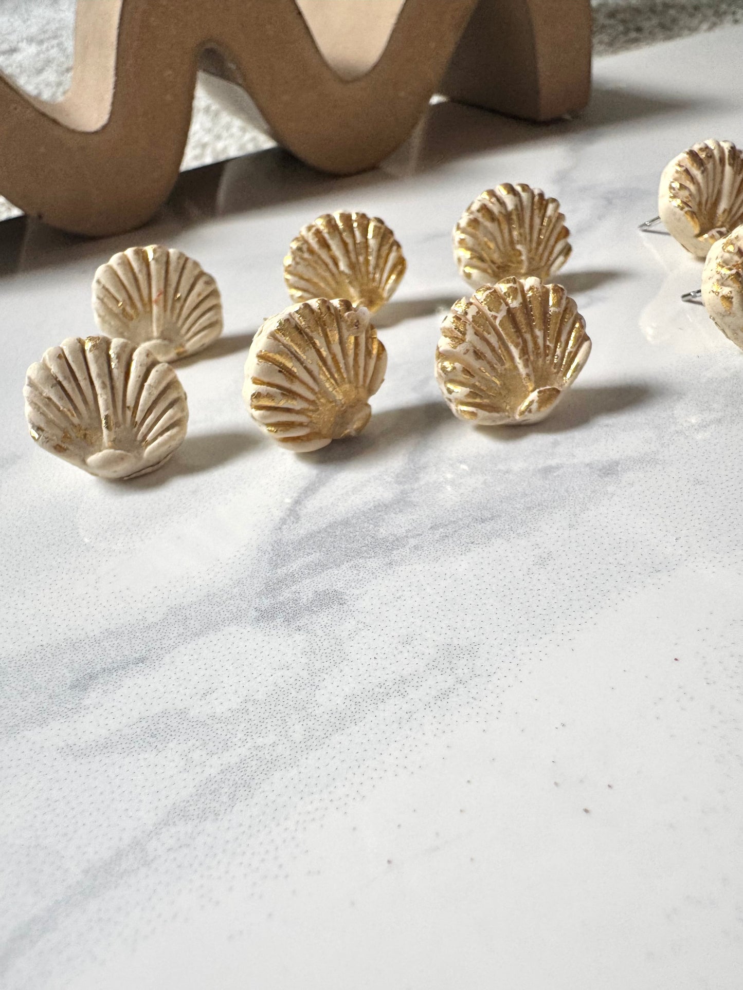 Sea Shell Studs