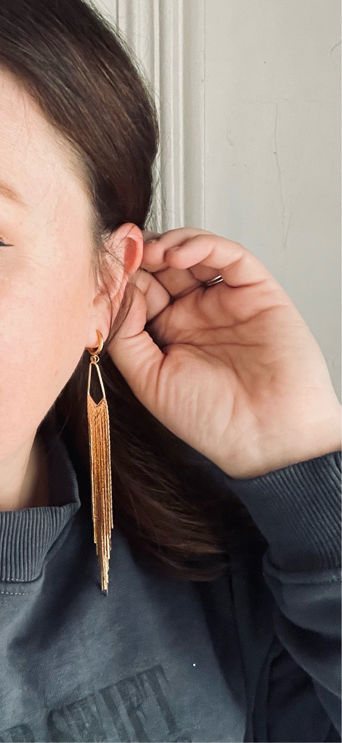 Silver Tassel Dangles