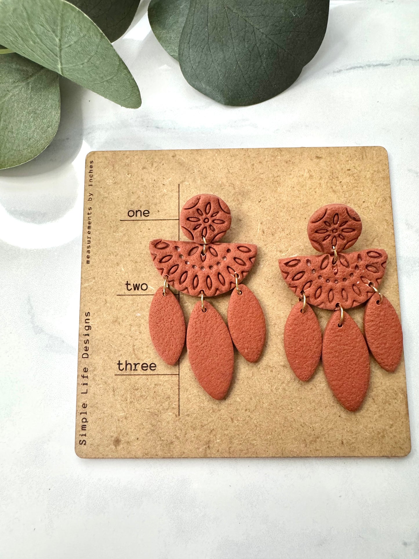 Boho Dangles-Rust