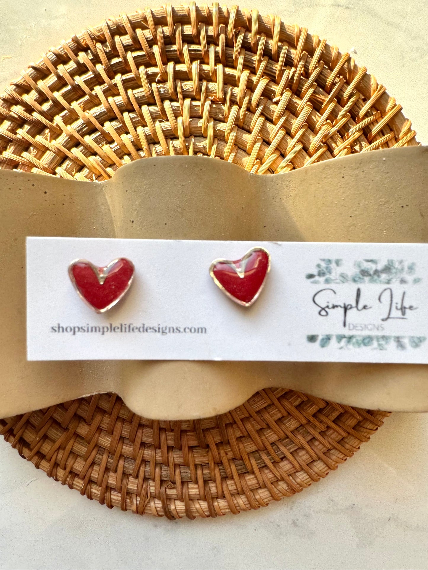 Heart Studs