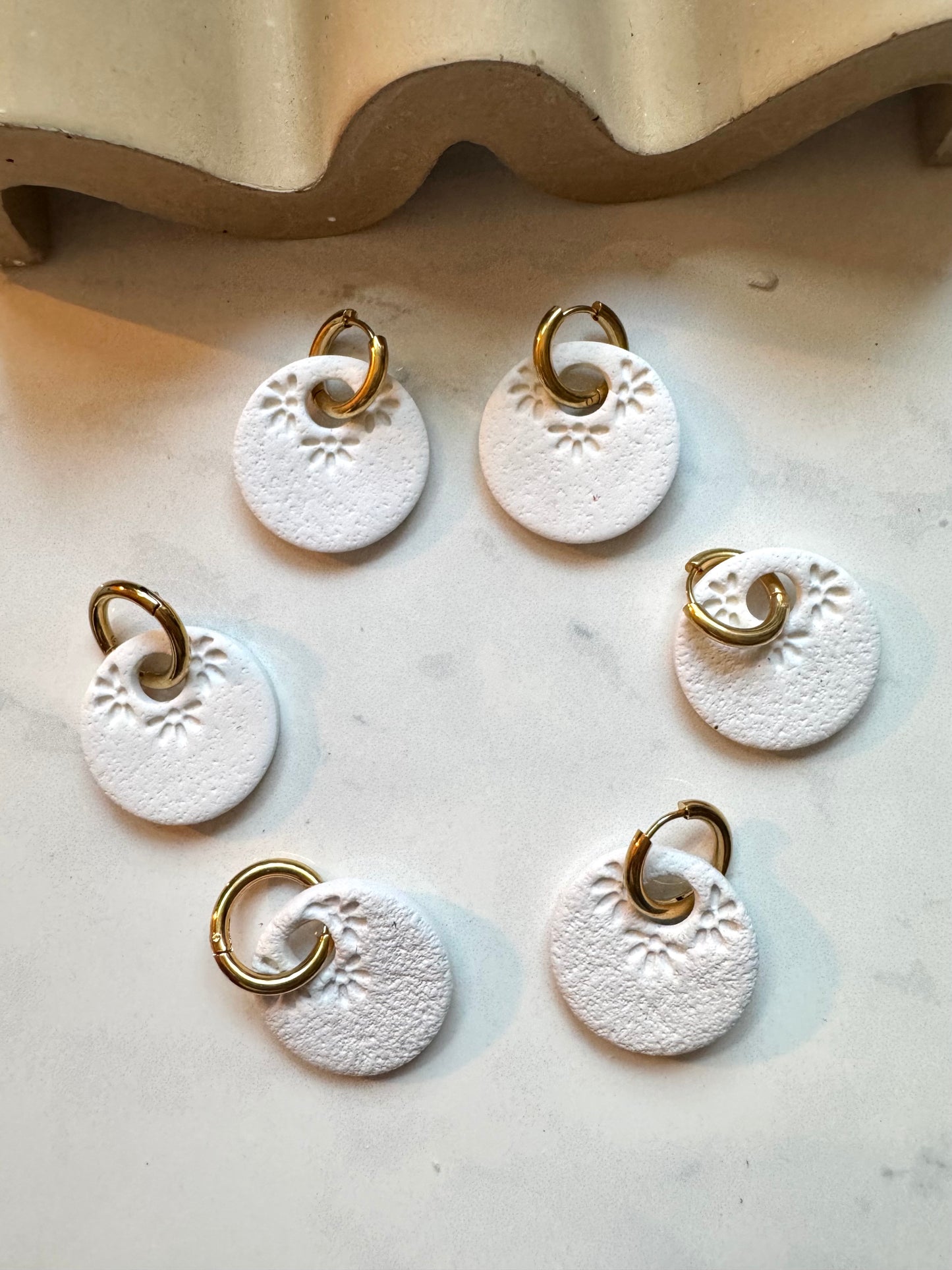 2-In-1 Clay Hoop Dangles