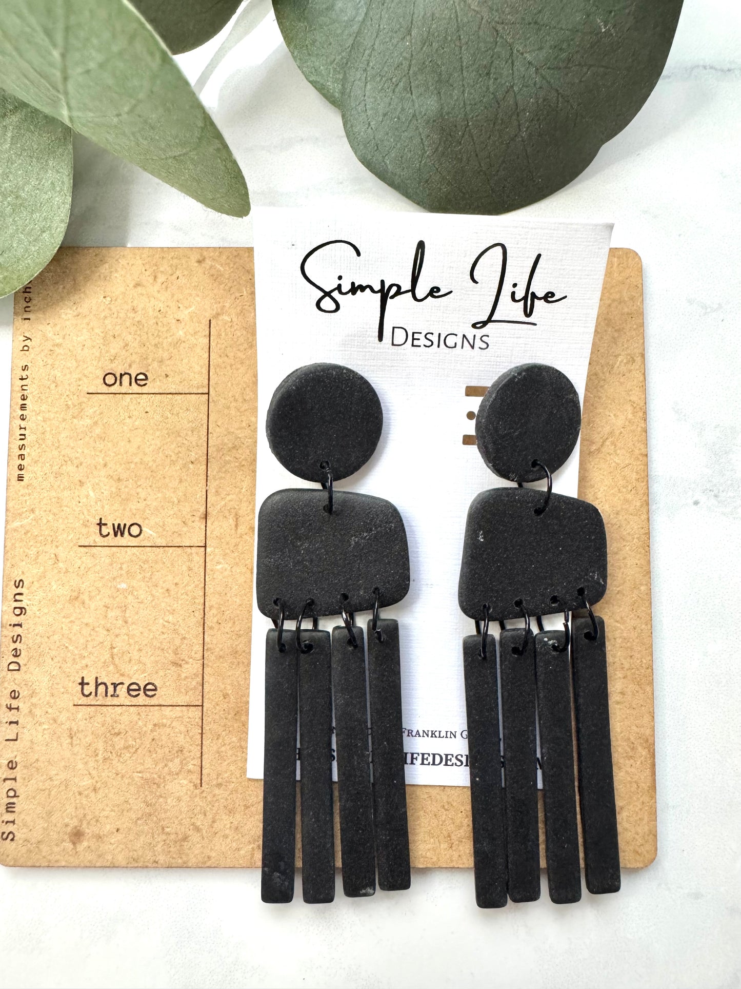 Statement Dangles- Black