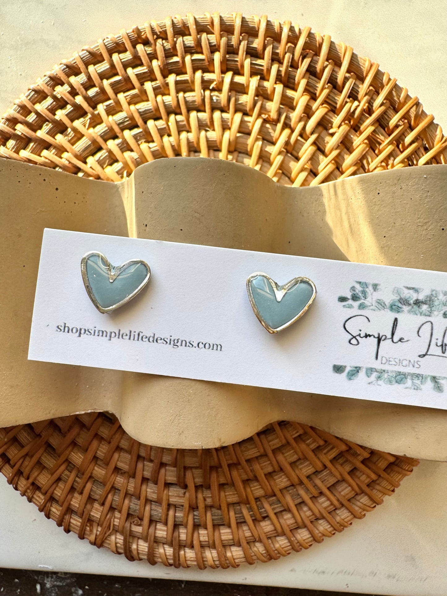 Heart Studs