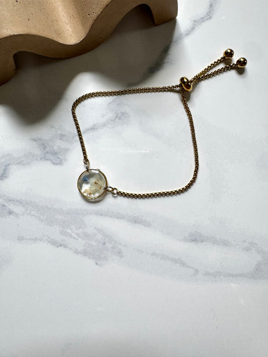 Blue Flower Bracelet