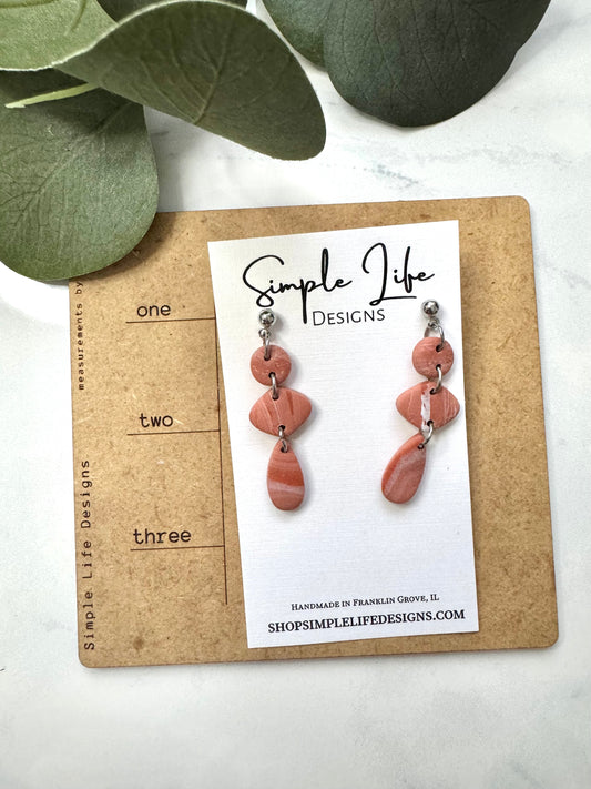 Petite Clay Dangles