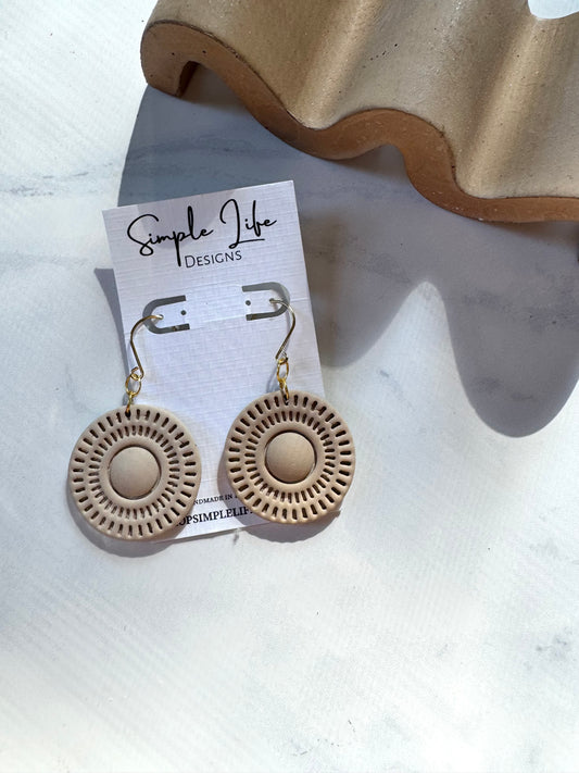 Boho Circle Dangles