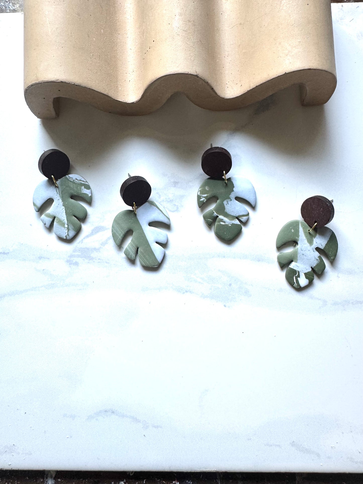 Variegated Monstera Dangles