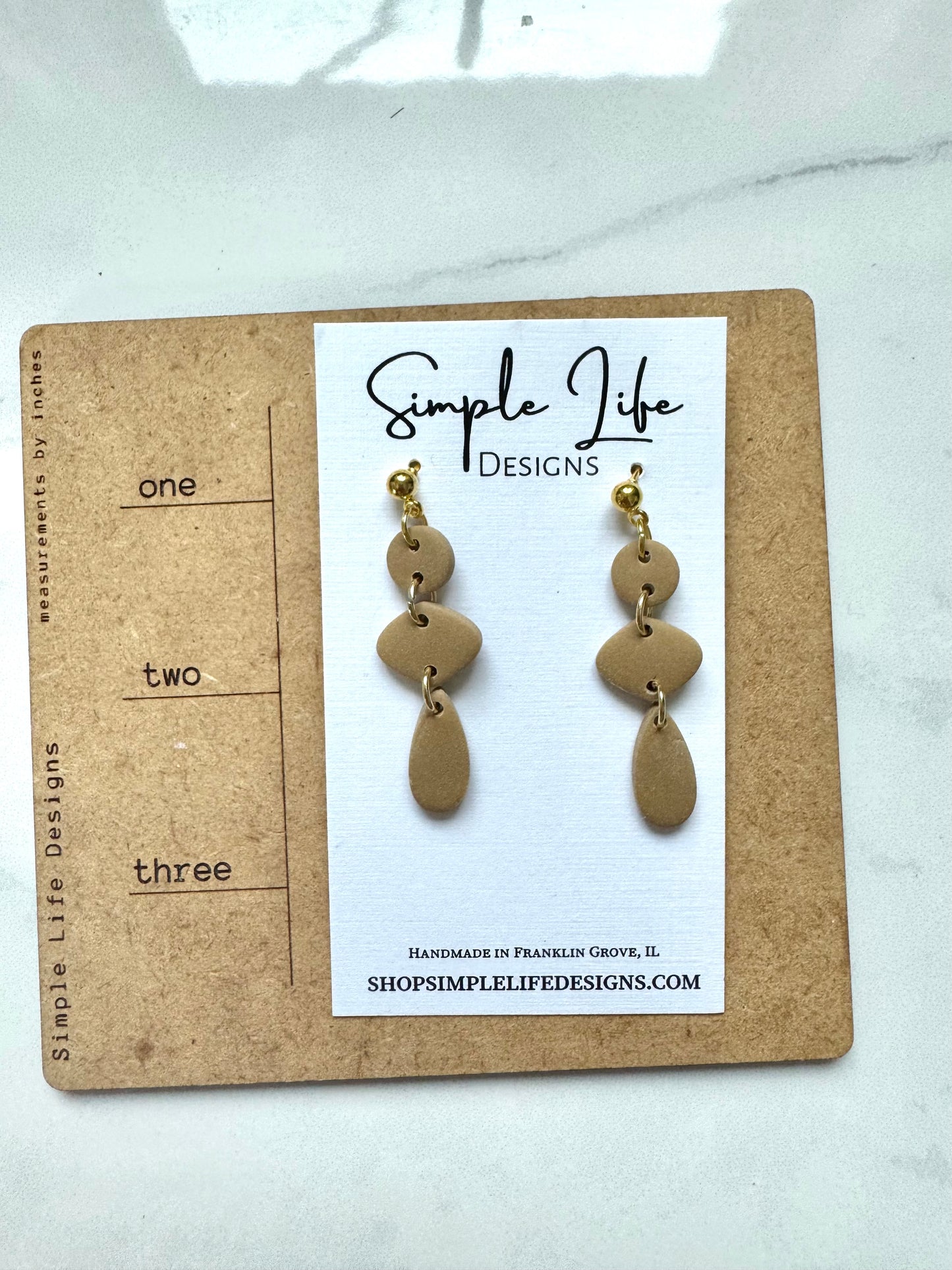 Petite Clay Dangles