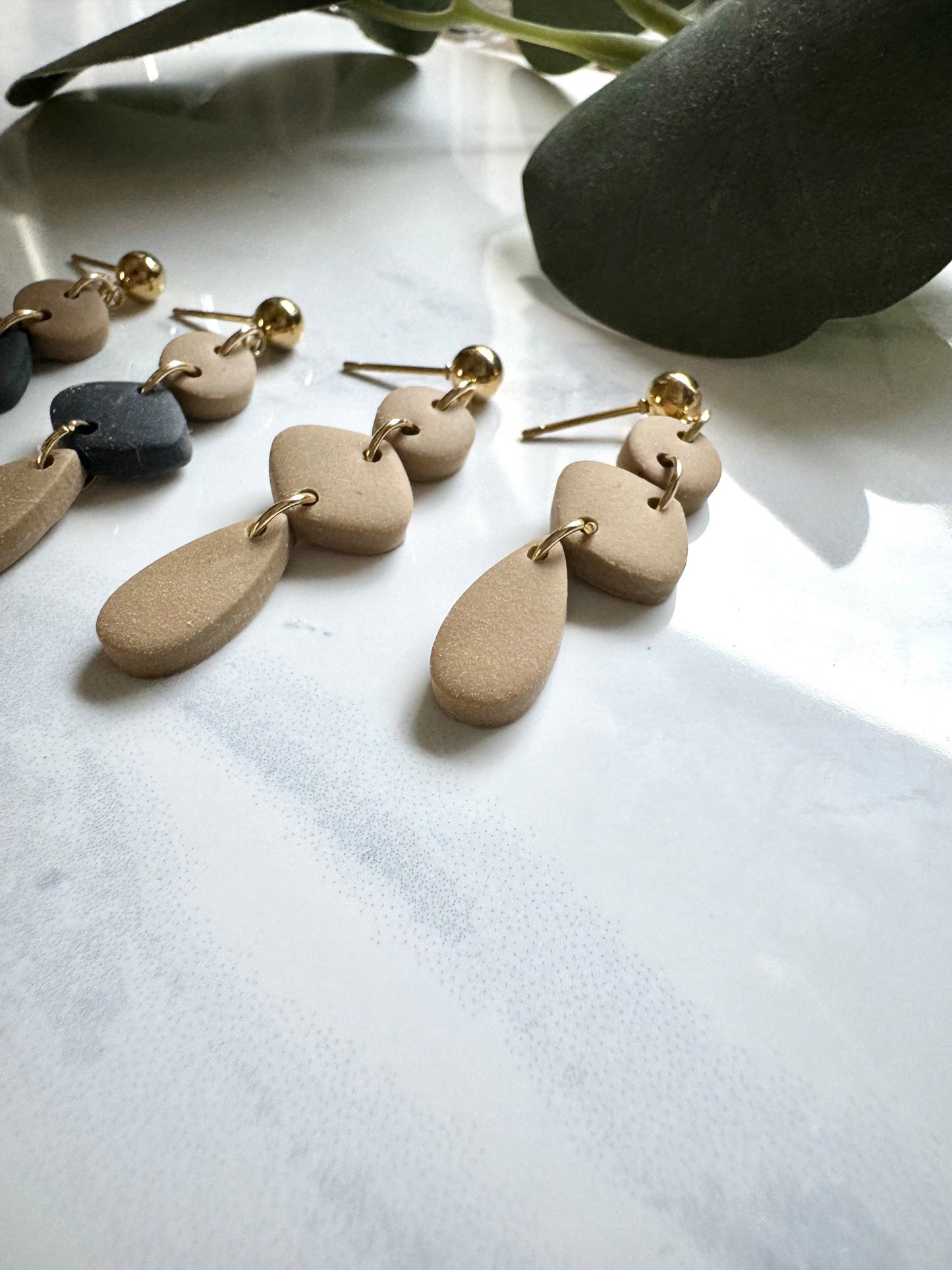 Petite Clay Dangles