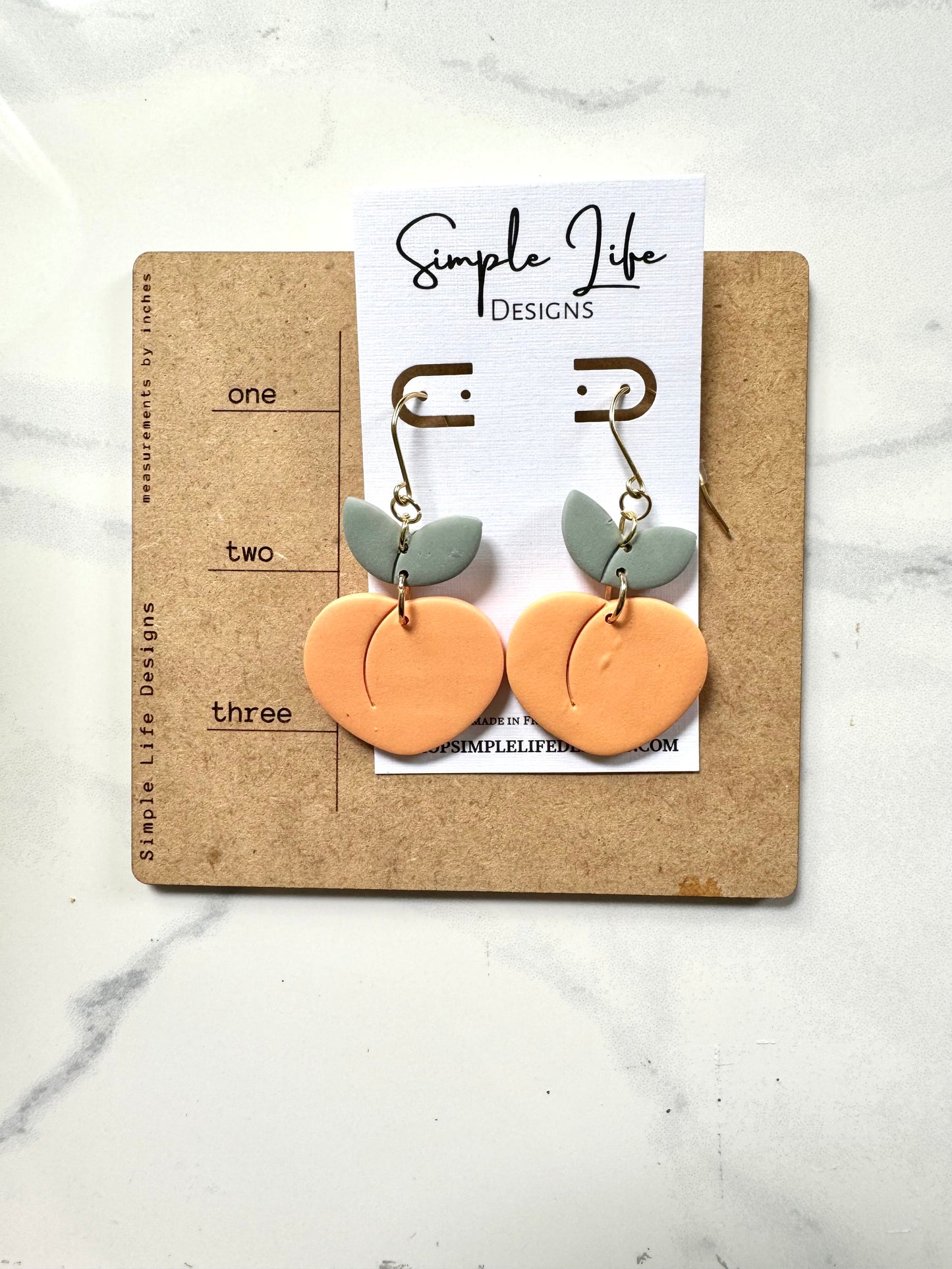 Peach Dangles