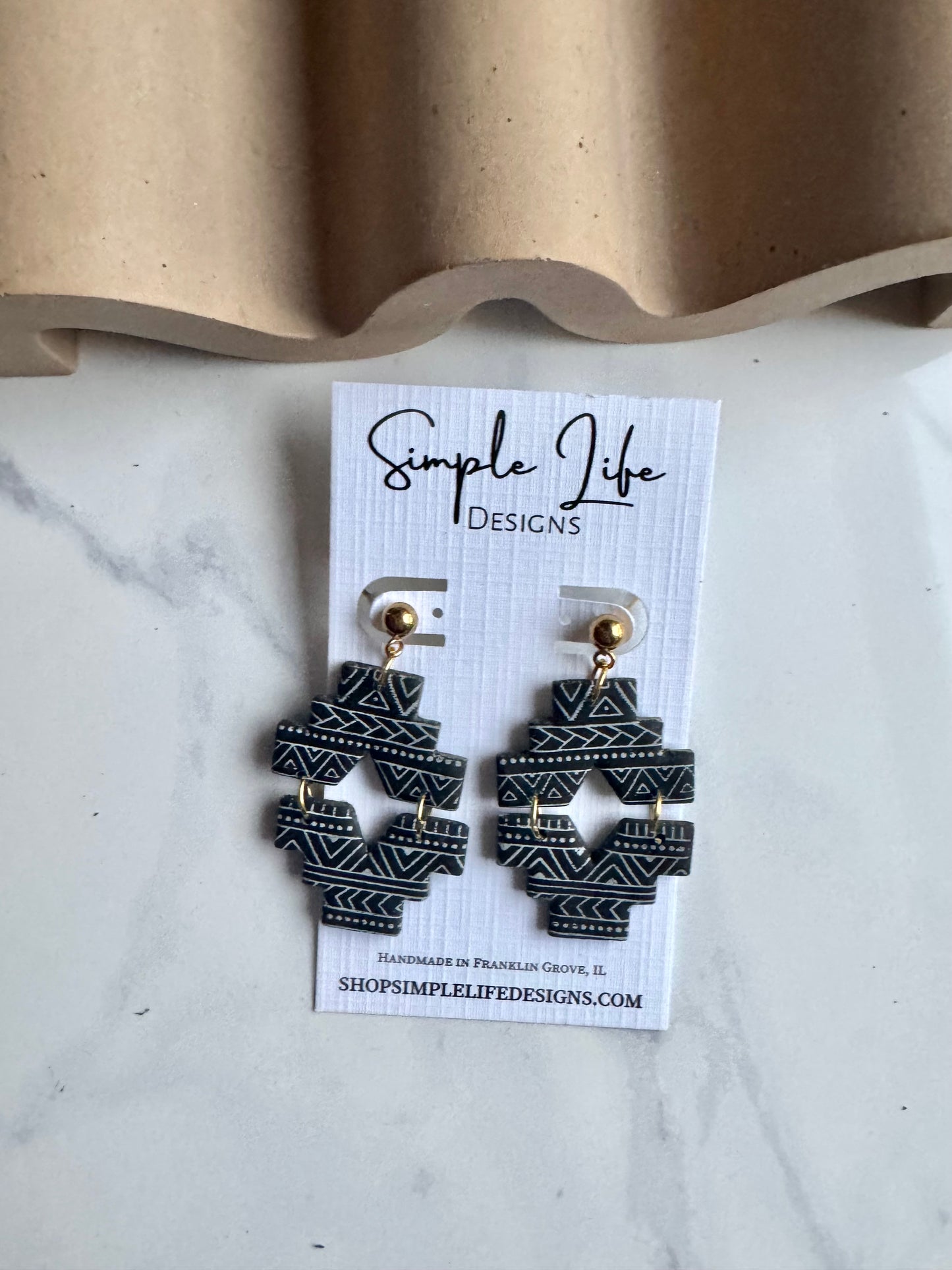 Southwest Print Dangles