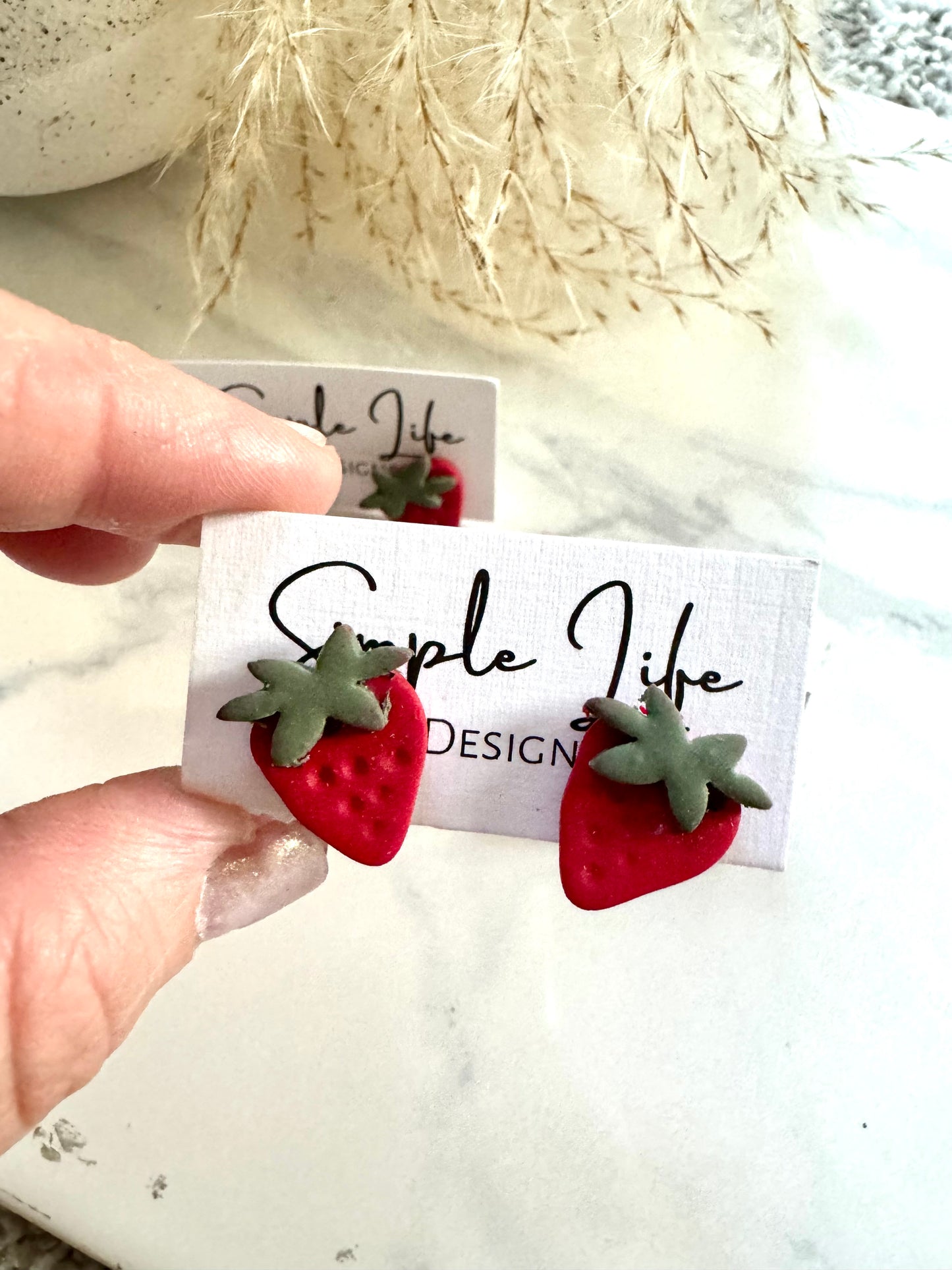 Strawberry Studs