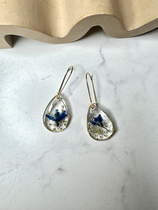 Glory of the Snow Teardrop Dangles