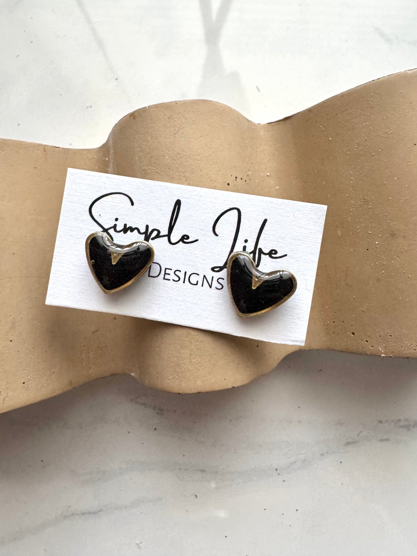 Heart Studs