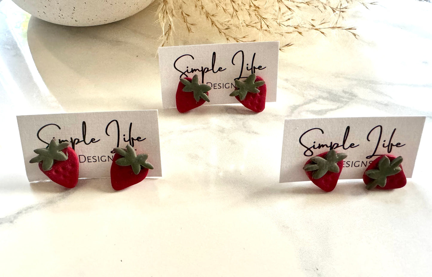 Strawberry Studs