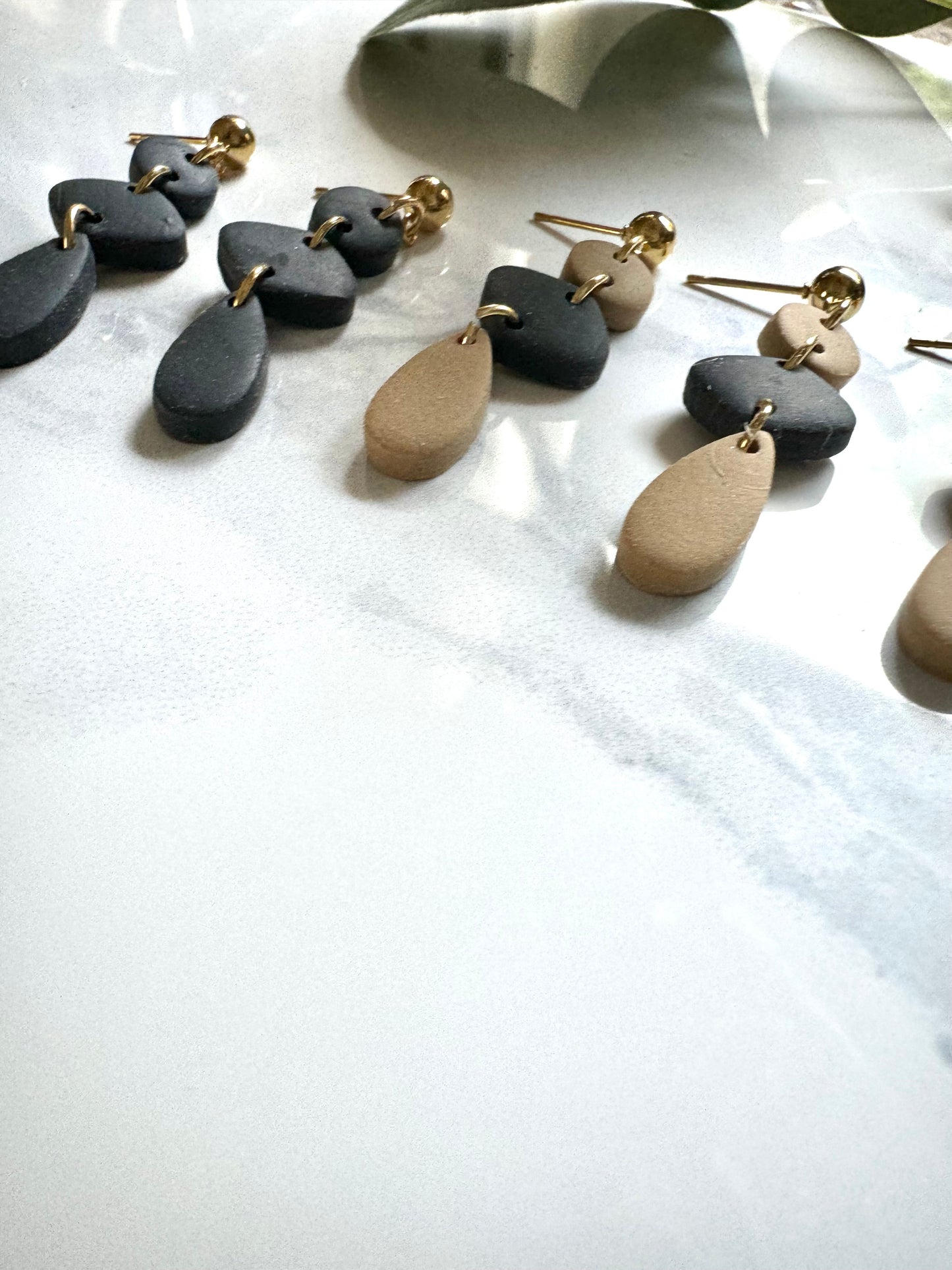 Petite Clay Dangles