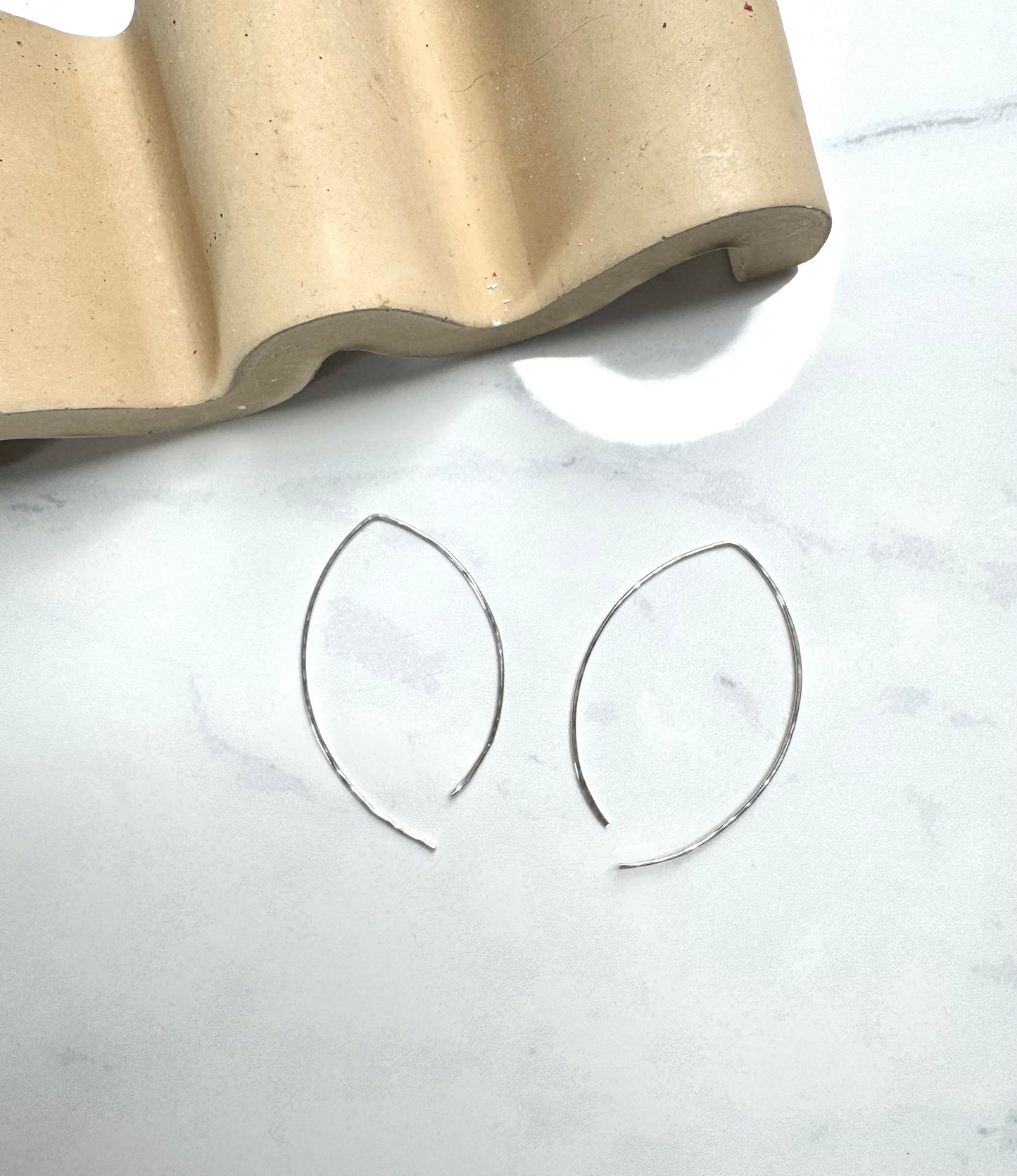 Open Hoop Threaders- Silver