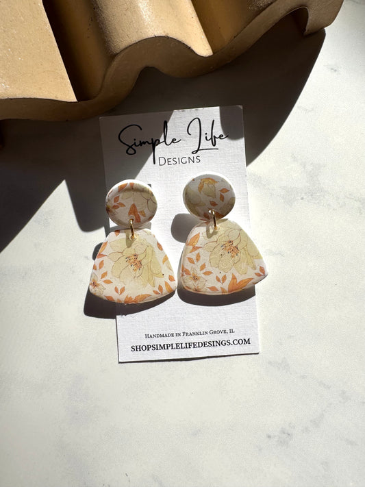 Autumn Print Dangles
