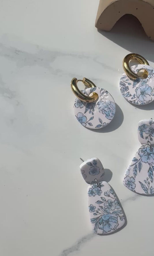 Blue Floral Print