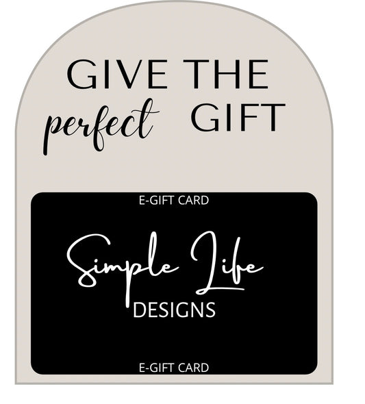 Simple Life Designs Gift Card